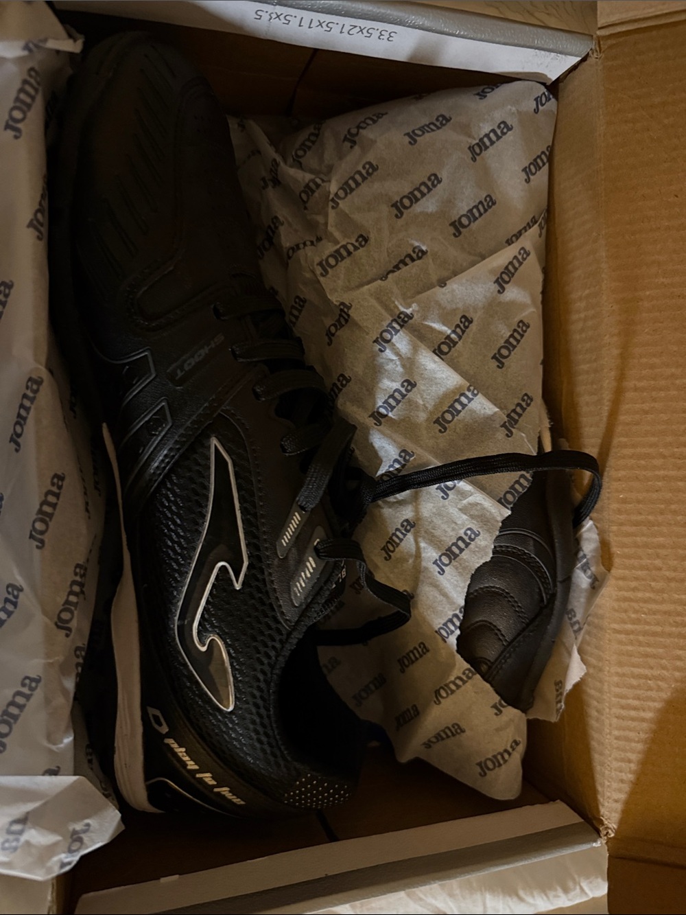 Joma Black Men Like New Athletic Soccer Cleats